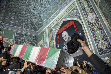 تشییع پیکر سردار قاسم سلیمانی در مشهد
