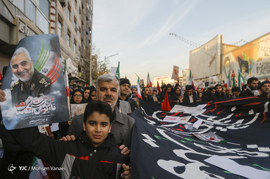 تشییع پیکر «حاج قاسم و ابومهدی» در تهران