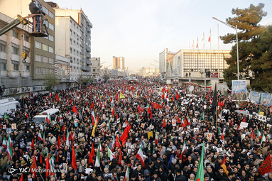 تشییع پیکر «حاج قاسم و ابومهدی» در تهران