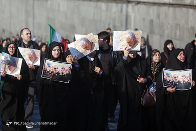 تشییع پیکر «حاج قاسم و ابومهدی» در تهران