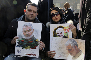 تشییع پیکر «حاج قاسم و ابومهدی» در تهران