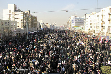 تشییع پیکر «حاج قاسم و ابومهدی» در تهران