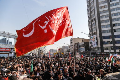 تشییع پیکر «حاج قاسم و ابومهدی» در تهران