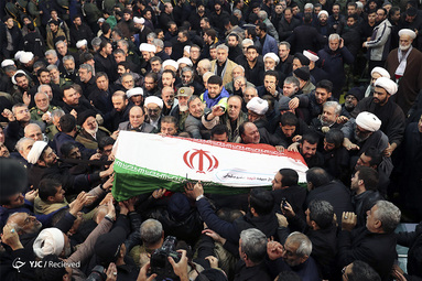 اقامه نماز و مراسم تشییع شهید حاج قاسم سلیمانی در دانشگاه تهران