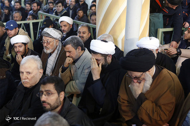اقامه نماز و مراسم تشییع شهید حاج قاسم سلیمانی در دانشگاه تهران
