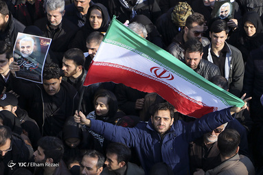 رستاخیز پایتخت در استقبال از پیکر پاک شهید قاسم سلیمانی  