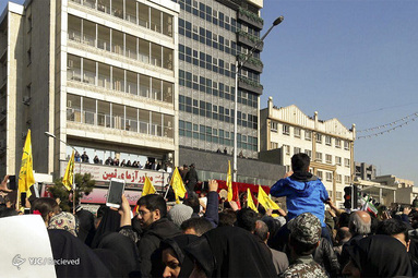 تشییع پیکر شهید سردار سلیمانی از نگاه شهروند خبرنگار