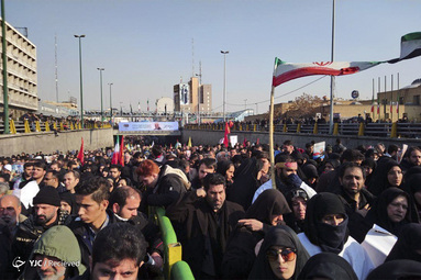 تشییع پیکر شهید سردار سلیمانی از نگاه شهروند خبرنگار