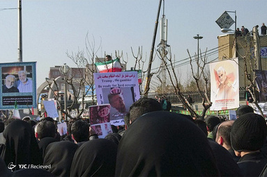 تشییع پیکر شهید سردار سلیمانی از نگاه شهروند خبرنگار