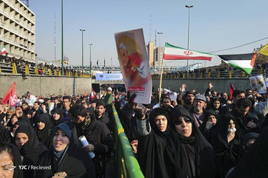 تشییع پیکر شهید سردار سلیمانی از نگاه شهروند خبرنگار