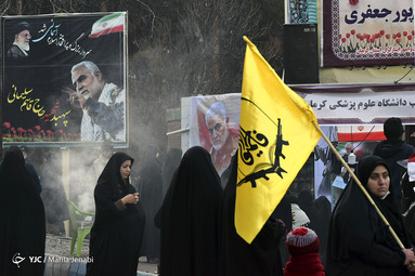 تشییع پیکر مطهر شهید سلیمانی در کرمان