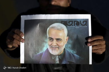 تشییع پیکر مطهر شهید سلیمانی در کرمان