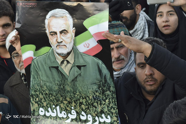 تشییع پیکر مطهر شهید سلیمانی در کرمان