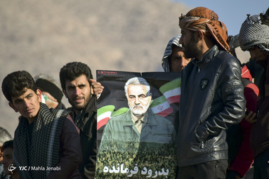 تشییع پیکر مطهر شهید سلیمانی در کرمان