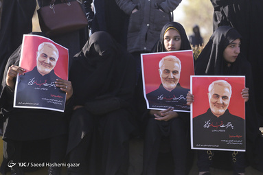 تشییع پیکر مطهر شهید سلیمانی در کرمان