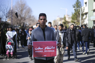 تشییع پیکر مطهر شهید سلیمانی در کرمان