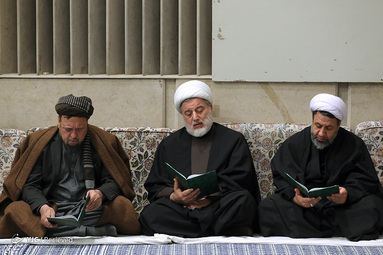 مراسم بزرگداشت شهید سلیمانی و همرزمانش با حضور رهبر انقلاب