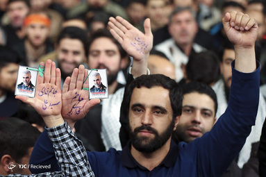 مراسم بزرگداشت شهید سلیمانی و همرزمانش با حضور رهبر انقلاب