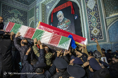 تشییع پیکر سردار قاسم سلیمانی در مشهد