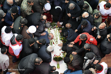 مراسم خاکسپاری سردار دل‌ها