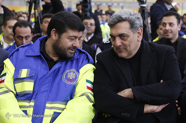 آیین بهره برداری از طرح مشارکت شهرداری تهران و سازمان اورژانس کل‌کشور