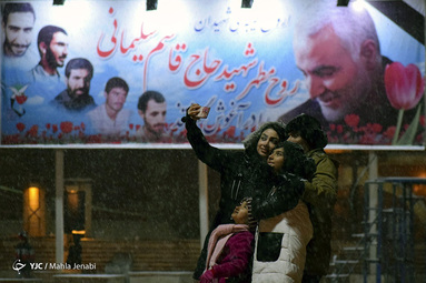 گلزار کرمان سفید پوش شد‎