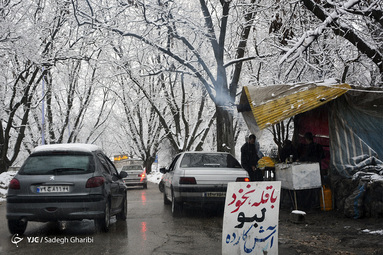 برف در یاسوج