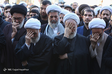 مراسم تشییع ایت الله رسولی محلاتی