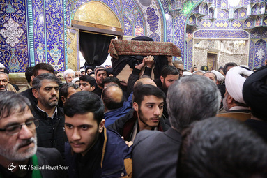 مراسم تشییع ایت الله رسولی محلاتی