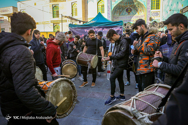 مراسم هفتم شهید مظفری نیا از شهدای حمله تروریستی آمریکا در مسجد الزهرا‎ (س) شرق تهران برگزار شد