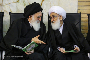 مراسم ختم آیت الله رسولی محلاتی در حرم حضرت معصومه
