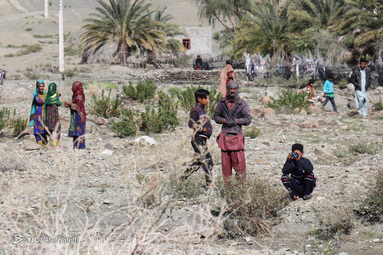 امداد رسانی به سیل زدگان در روستاهای سیت و مرون شهرستان بشاگرد