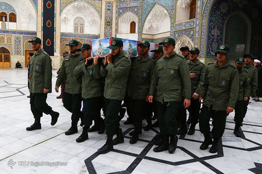 تشییع پیکر ۲ شهید سانحه هوایی