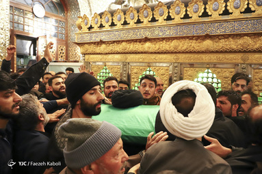 مراسم تشییع پیکر مرحوم آیت الله سید محمدرضا میبدی، مدیر حوزه علمیه رضویه گرگان