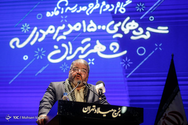 غلامرضا جلالی، رئیس سازمان پدافند غیر عامل کشور در همایش گام دوم طرح مدارس آماده