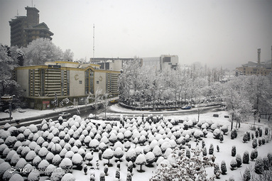 بارش برف در تهران