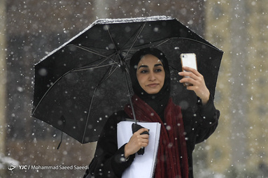 بارش برف در تهران