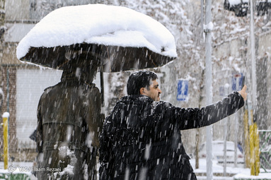 بارش برف در تهران