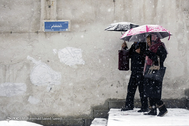 بارش برف در تهران