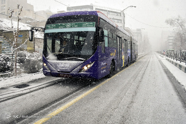 بارش برف در تهران