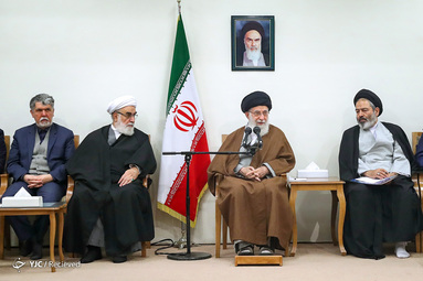 دیدار رهبر معظم انقلاب اسلامی با مدیران و مسئولان امور حج و زیارت