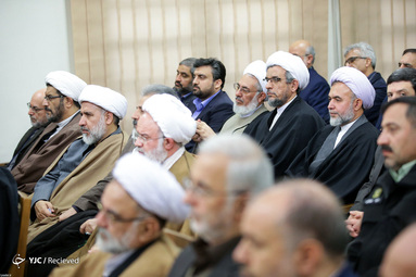 دیدار رهبر معظم انقلاب اسلامی با مدیران و مسئولان امور حج و زیارت