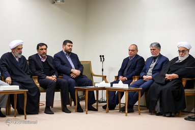 دیدار رهبر معظم انقلاب اسلامی با مدیران و مسئولان امور حج و زیارت