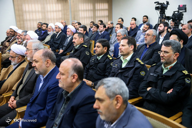 دیدار رهبر معظم انقلاب اسلامی با مدیران و مسئولان امور حج و زیارت