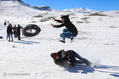 تفریحات زمستانی در شهر قم