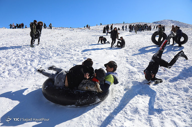 تفریحات زمستانی در شهر قم
