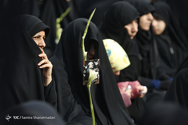 عزاداری سالروز شهادت حضرت زهرا (س) در میدان فاطمی تهران