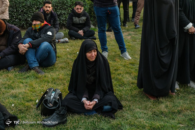 عزاداری سالروز شهادت حضرت زهرا (س) در میدان فاطمی تهران