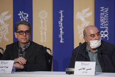 نشست خبری عوامل فیلم آبادان یازده ۶۰ به کارگردانی مهرداد خوشبخت و بازی علیرضا کمالی، حسن معجونی، نادر سلیمانی، حمیدرضا محمدی، ویدا جوان، شبنم گودرزی
