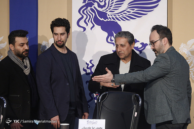 نشست خبری فیلم سینمایی «آن شب» در روز چهارم سی‌وهشتمین جشنواره فیلم فجر